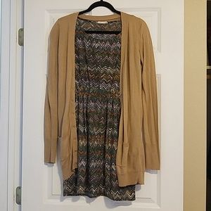 Express Tan Cardigan